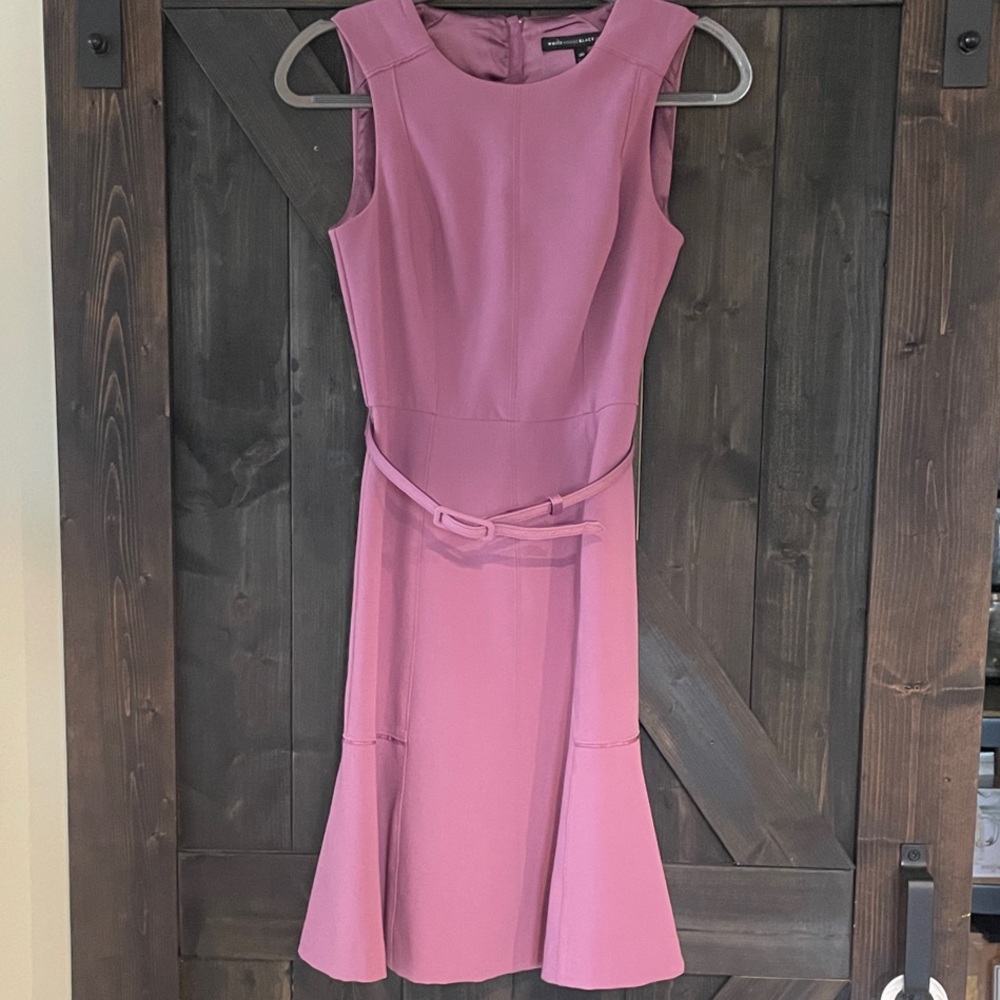 White House Black Market Pink Midi Dress